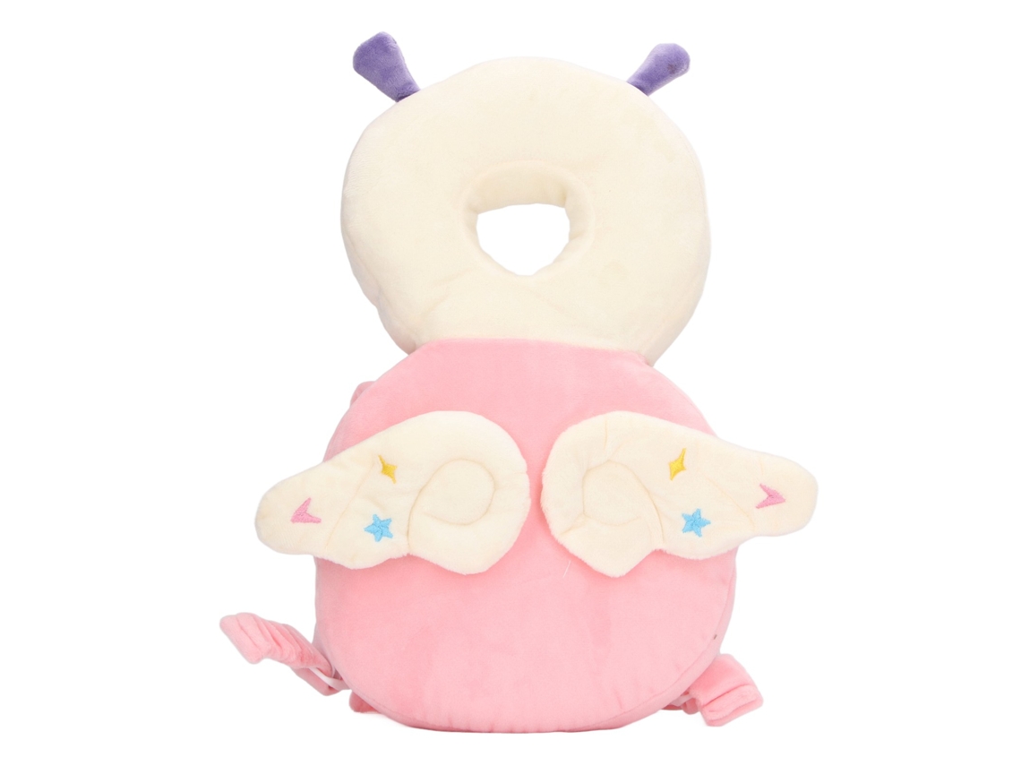 Mochila protectora para la cabeza del bebé con diseño de dibujos animados y cómodo cojín para niños pequeños.