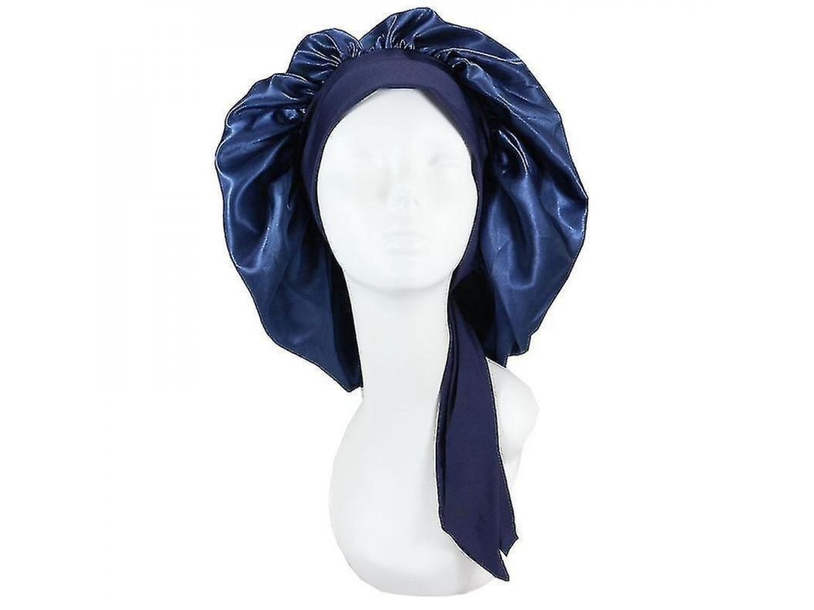 Gorro De Dormir De Seda Satinada Con Correa Ajustable, Gorro De Noche De Alta Calidad Lmr