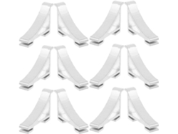 12 Clips Metálicos Para Ganchos De Soporte De Estantes De Congelador Compatibles