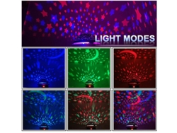Proyector Luz Nocturna Yizhood 8 Colores 3 Niveles Azul
