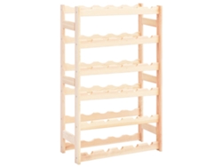 Botellero VIDAXL Beige Madera