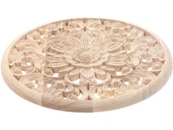 Decoración Adhesivo De Madera Tallada, Aplique