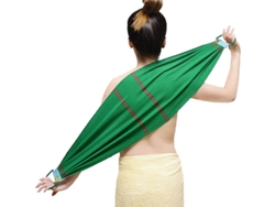 Esponja Exfoliante Para La Espalda, Toalla De Baño De Fibra Vegetal, 500d Rústica, 105x27cm