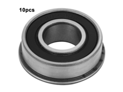 2026velora-10 piezas Rodamiento de bolas de ranura profunda F6202rs Acero 16 mm