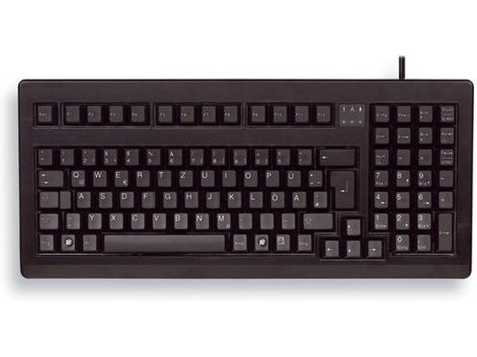 Teclado CHERRY G80-1800 (Con Cable - Layout Alemán - Teclado Numérico)