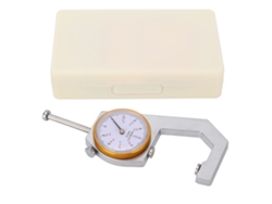 Medidor De Espesor Portátil De Alta Precisión Con Cabezal Plano De 0-30 Mm Para Papel, Película Y Cuero.