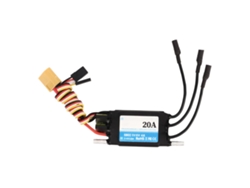 Controlador De Velocidad Esc 20a Impermeable Bidireccional 2-4s Lipo Con Sbec 5v 6v 4a Para Modelos De Barco Rc