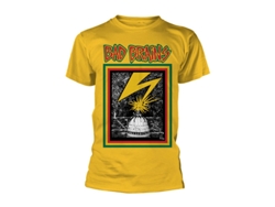 Rockinstone Bad Brains 'bb' (yellow) Camiseta Unisex--m