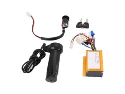 2026-controlador De Escobillas Mango De Acelerador Conmutador De Encendido 24v 250w Para Bicicleta Eléctrica Triciclo Motocicleta
