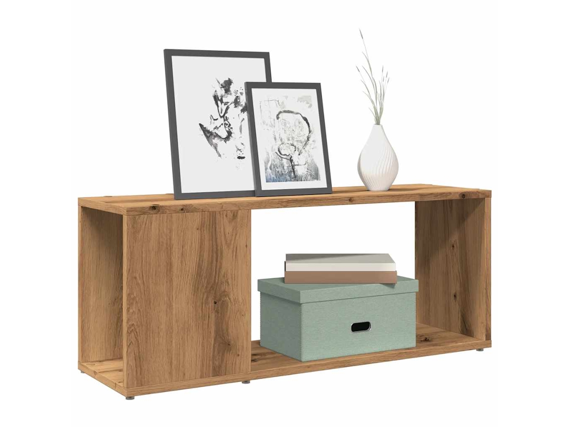 Mueble para TV | Armario para TV | Armario para TV 80x24x32cm Fabricado en madera de roble artesanal