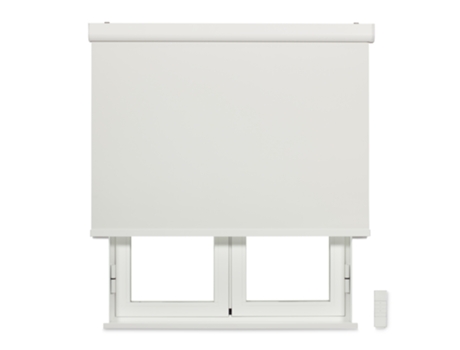 Estor Enrollable Motorizado con Cajón Opaco Térmico/Oscurante VIEWTEX (90 x 190 cm - Poliéster)