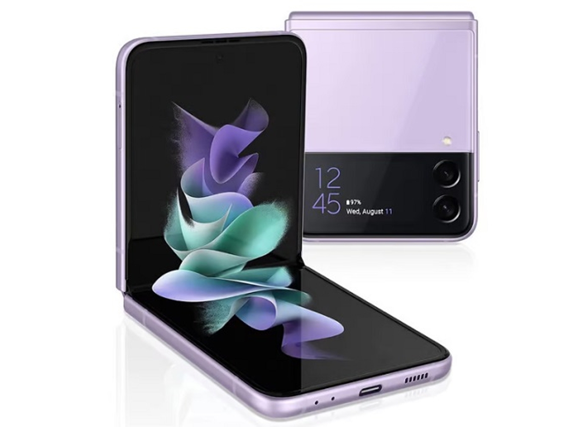 Smartphone SAMSUNG Galaxy Z Flip 3 5G (Reacondicionado Como Nuevo - 6.7'' - 256 GB - Morado)