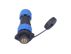 2026as-conector De Energía Aéreo Empalme Hembra-macho Ip68 Impermeable Flange Ac250v 5a Sp209 Pin