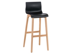 Taburete de bar Hover Natura negro CLP