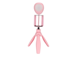 Lámpara De Relleno De Belleza Para Streaming En Vivo Con Teléfono Móvil Plegable, Trípode Y Soporte Para Teléfono