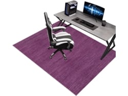 Tapete Cadeira Gamer Escritório Protetor Piso Antiderrapante 60 X 80 Cm Madeira (60 Cm),