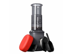Cafetera portátil Kopjes Vetonek Aeropress Go, negra, 3 piezas