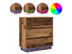 Maison Exclusive - Armario De Noche Con Cajón Madera Vieja 71 X 34,5 X 75 Cm