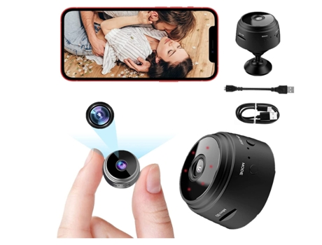 Mini Cámara Spy CHRONUS 1080P HD Negro (9331562926073)