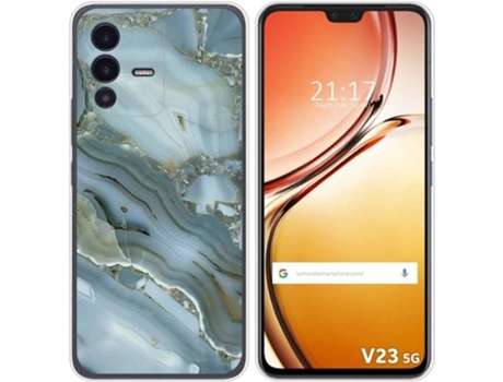 Carcasa para Vivo V23 5G TUMUNDOSMARTPHONE Dibujos Mármol 09 Multicolor