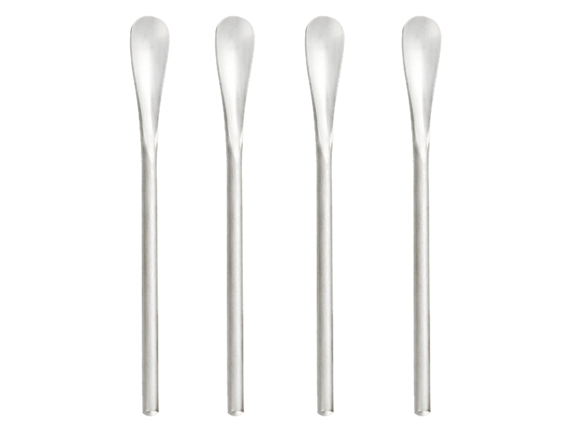 Cucharas de café - Juego de 4 cucharas de café de acero inoxidable RNEMITERY