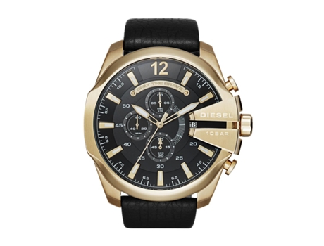 Reloj DIESEL Hombre (Piel - Negro)