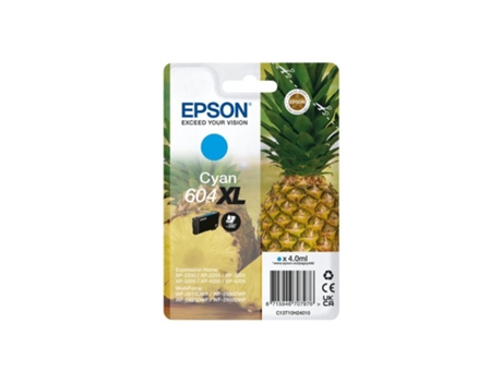 Cartucho de Tinta Original Epson 604XL Cyan