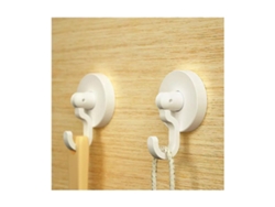 18 Gancho De Techo Y Pared Adhesivo Giratorio 360/180 Sin Taladro Para Colgar Objetos Ligeros Blanco