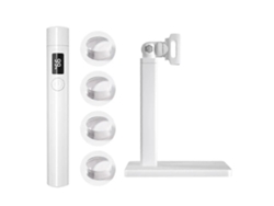 Lámpara de uñas LED UV portátil con 2 modos, secado rápido, mini lámpara de mano con pantalla LED UV y sello de uñas de silicona GOKOCO