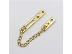 Cadena De Puerta Acero Inoxidable Cerradura Cerrojo Antirrobo Hebilla Seguridad (color: Dorado), Seguridad