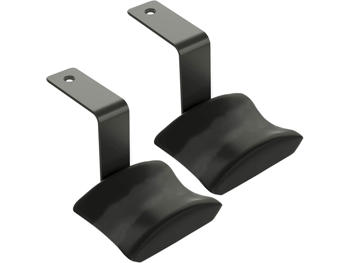 Juego De 2 Ganchos Para Colgar Auriculares De Pc - Negro
