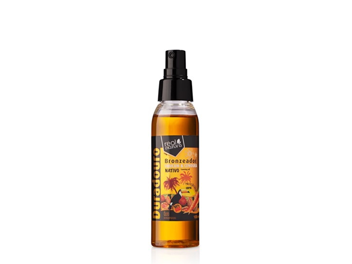 Aceite Bronceador Con Achiote Y Zanahoria Spf15 - Óleo Bronzeador Urucum + Cenoura 100 Ml