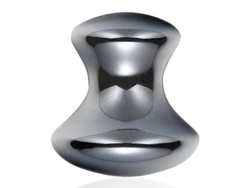 Herramienta De Masaje De Terahercios, Gua Sha Con Forma De Hongo, Piedra Raspadora Plateada Para Spa, Relajación Y Meditación, 2 Piezas