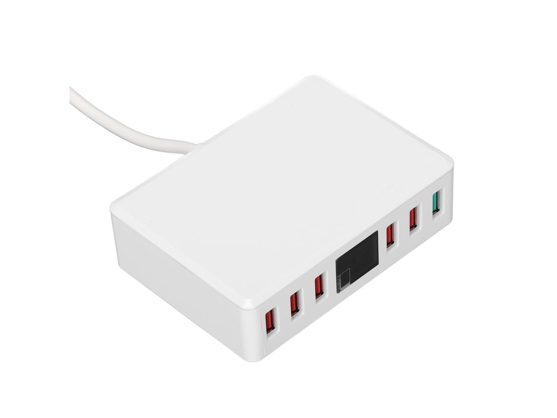 Cargador Usb (carga Rápida Inteligente De 6 Puertos, Carga De Múltiples Dispositivos De 40w)