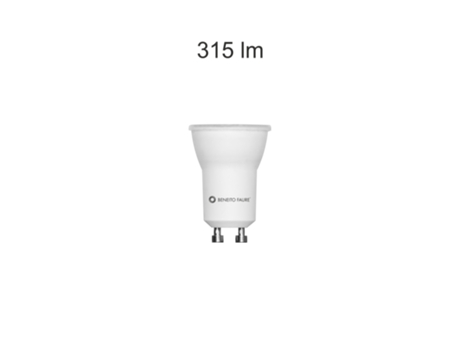 Foco LED GU10 4W 60 Diámetro 35mm 4000k BENEITO FAURE