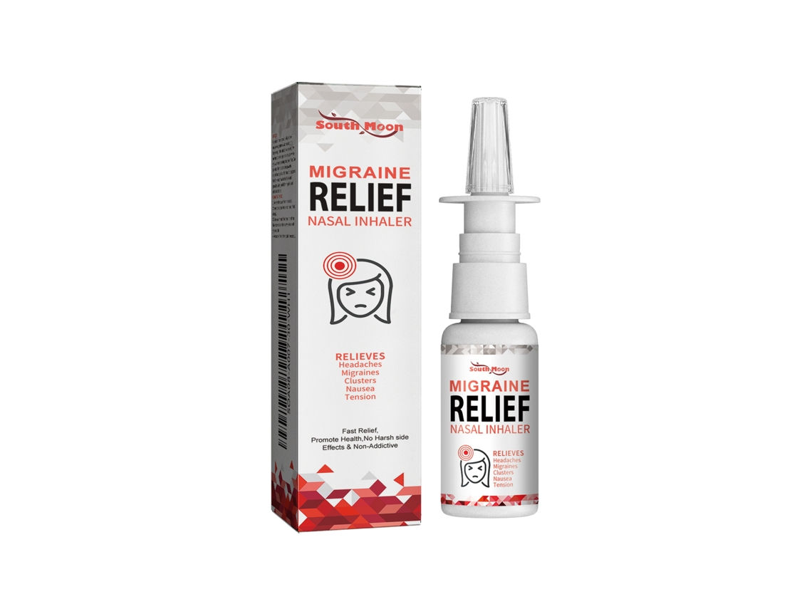 Spray nasal South Moon para una ventilación cómoda de la cabeza.