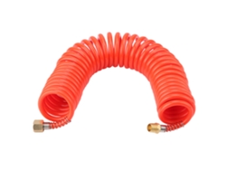 Manguera Neumática Retráctil De Poliuretano De 5 M Para Aire Comprimido Con Conector Macho/hembra De 1/4 De Pulgada.