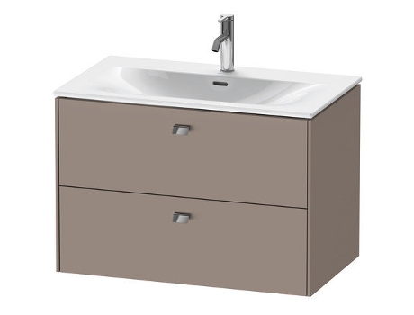 Mueble DURAVIT Brioso bajo lavabo montado en la pared 82,0 x 47,9 cm 2 cajones incl. recorte de sifón y delantal para lavabo Viu 234483