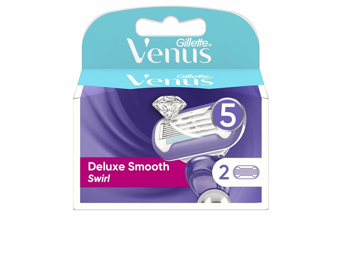Lâminas Descartáveis GILLETTE Venus Swirl Cargador Gillette 2 recambios 2ml