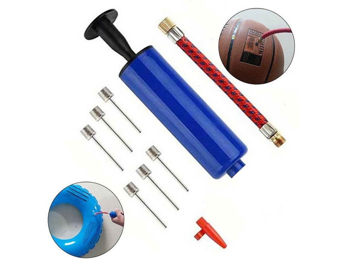 Bomba De Aire Para Balones Con 7 Agujas, Adaptador De Manguera Para Fútbol, Baloncesto, Voleibol, Rugby, 10 Piezas/set