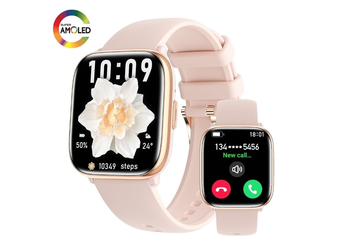 Reloj Inteligente Hd12 Para Android E Ios - Rosa*