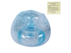 Sillón sofá plegable inflable y transparente para adultos, para descansar y tomar una siesta.