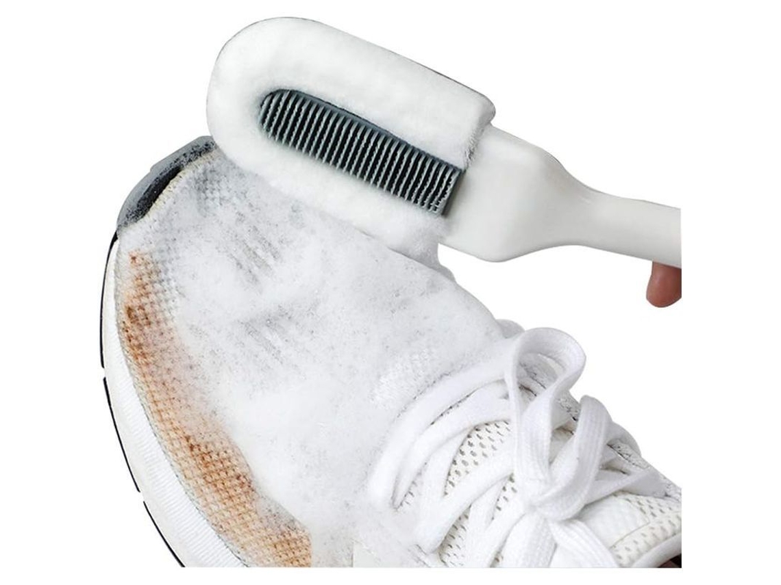 2026-escoba Profesional Para Limpiar Zapatos, Mango Largo Multifuncional Cepillo Limpiador Zapatos (blanco)