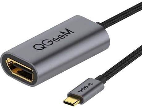 Adaptador QGEEM UA06 (USB-C - 0.1 m - Gris)