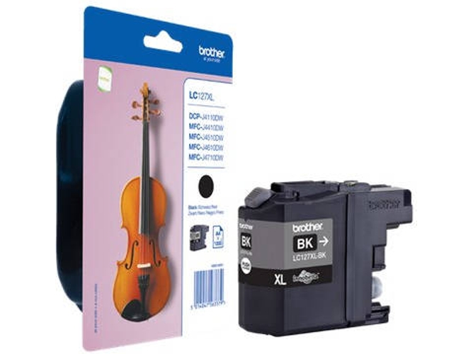 Cartucho de tinta BROTHER LC-127XLBK - LC-127XLBKBP2DR