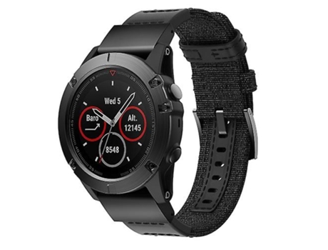 Correa Smartwatch Para Garmin Fenix5X Plus Fenix3 Negra VENISYMLIS