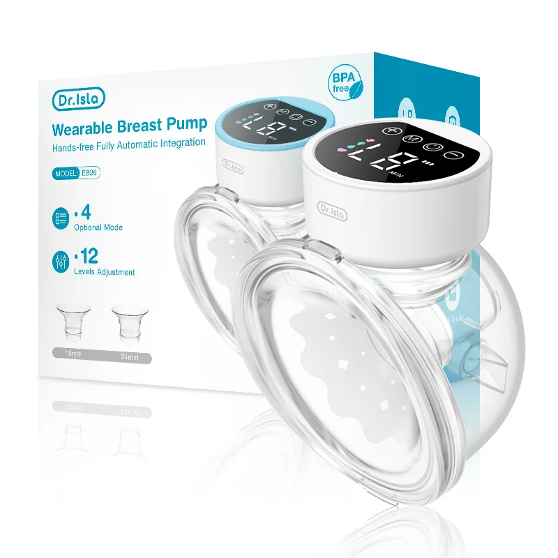 (blanco) Sacaleches Eléctrico Con Cubierta Para Altavoz De 19/24 Mm, Funcionamiento Silencioso Y Cómodo.