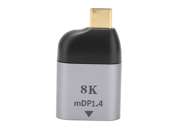 Adaptador Usb-c A Minidp Macho A Hembra, Convertidor 8k 60hz Para Windows Y Android