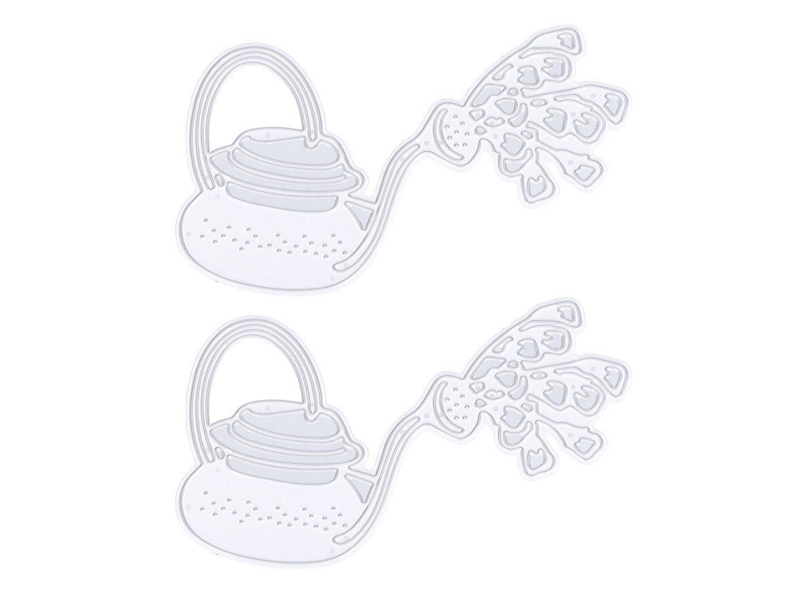 Plantillas De Troquelado De Metal Con Diseño De Regadera Para Scrapbooking Y Tarjetas Diy.