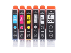 Cartucho De Tinta Para Impresora Pixma Ip3600 Bk Cmy Gy De 6 Colores - Fluido Y Práctico Para Reemplazo